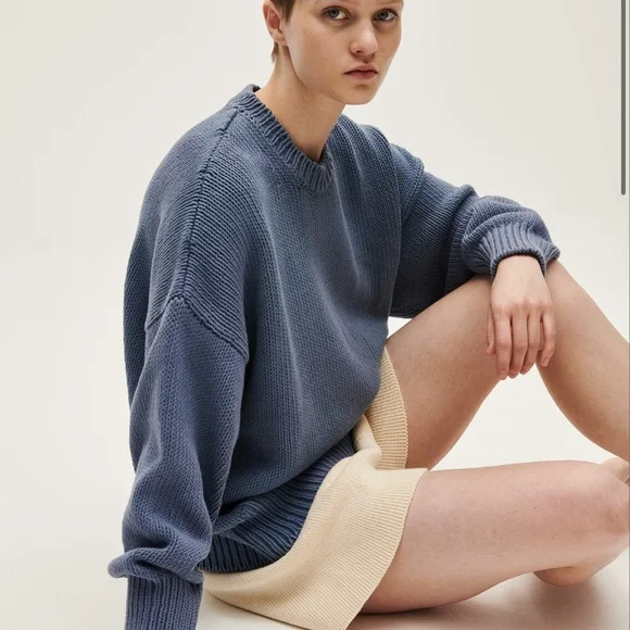 Babaa Jumper No 16 in Midnight Ocean - Picture 2 of 5